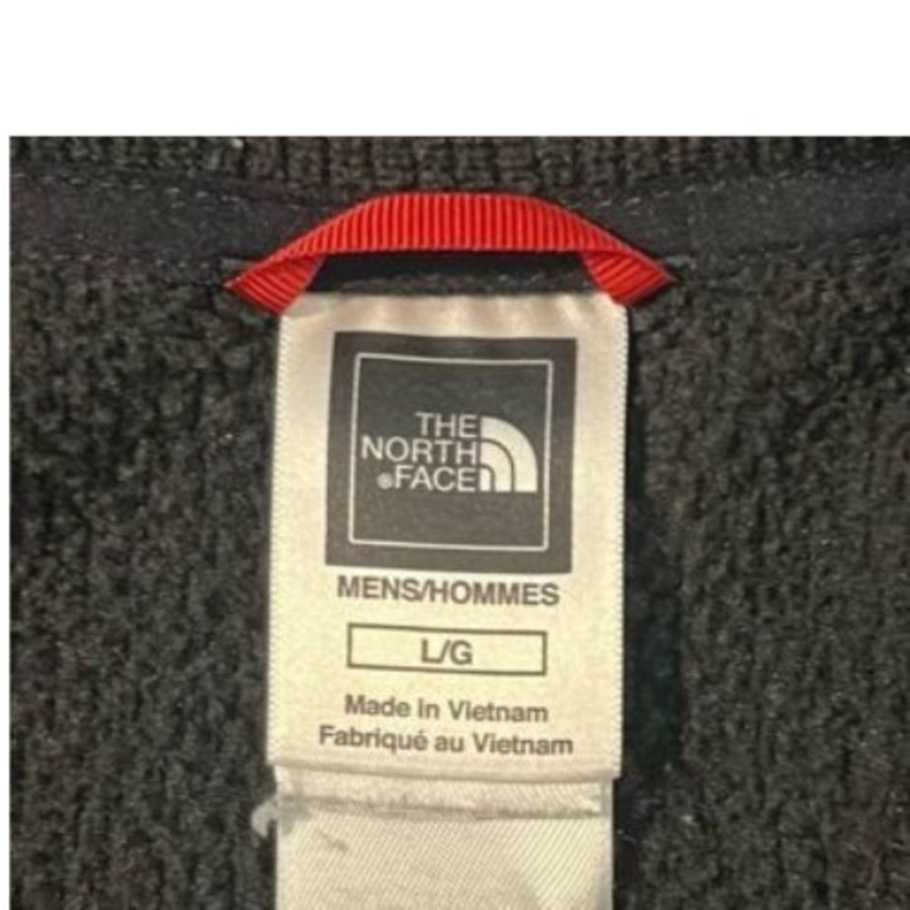 The North Face Men's Black Pullover Long Sleeve Qtr Zip Neck Large Preppy Warm - Picture 3 of 9